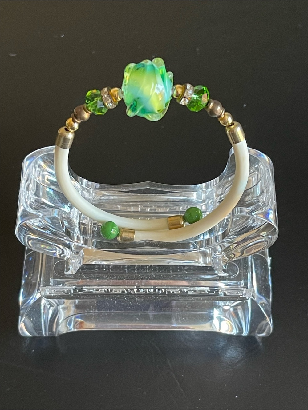 New Art glass wrap bracelet.